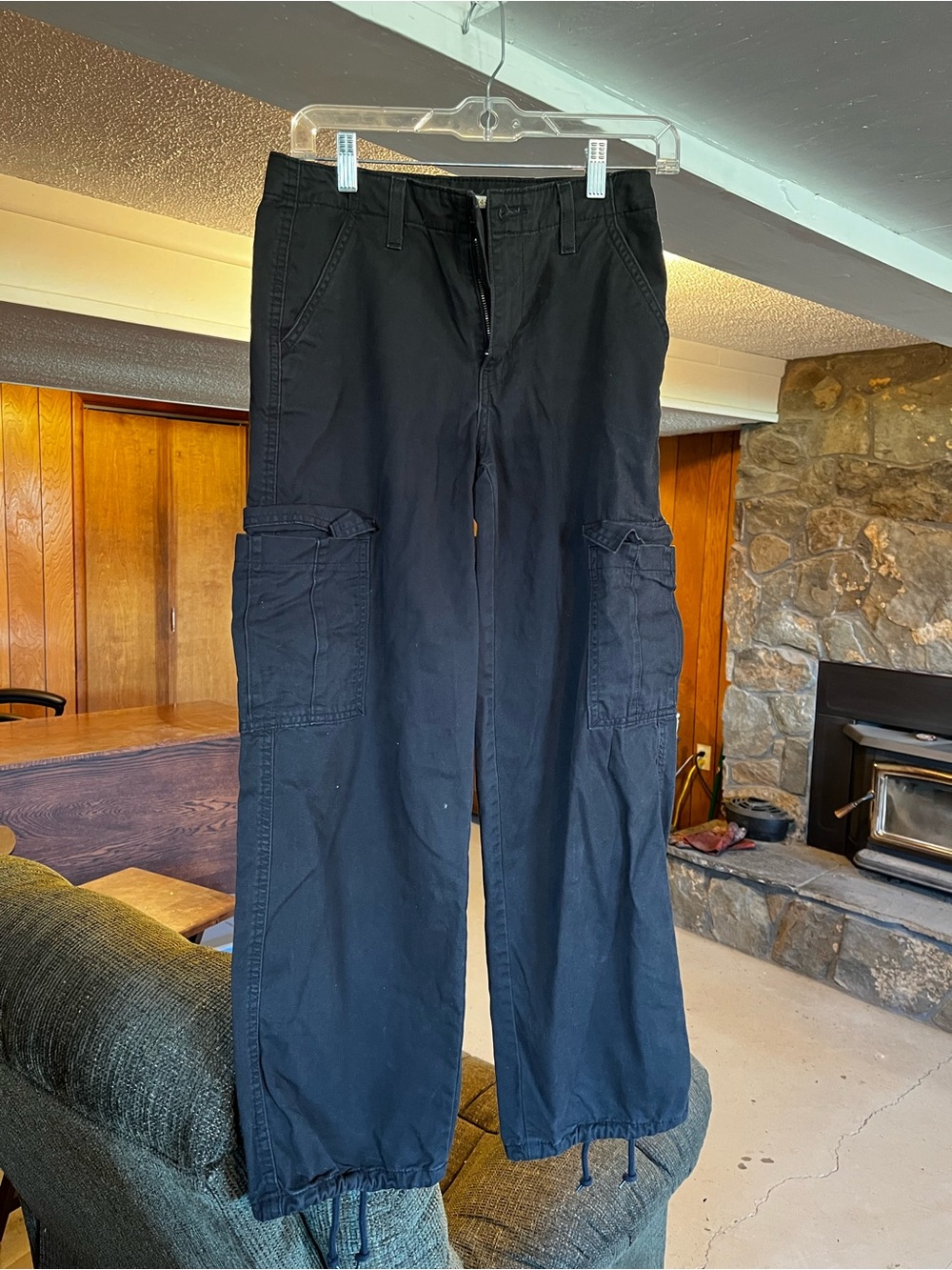 Women’s Black Cargo Pants - Casual Utility Style